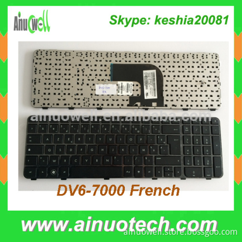 French Laptop Keyboard For HP Pavilion DV6-7000 7100 7200 7001TX 7002TX FR Laptop Keyboard US PL IT TR GR LA AR SP PO RU